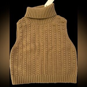NWT By Together Turtle Neck Vest. Sz Small
